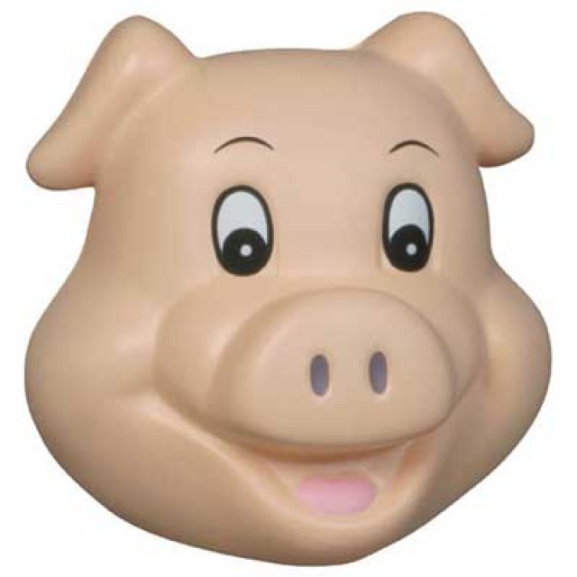 AZ321 - Pig Head Funny Face Stress Reliever