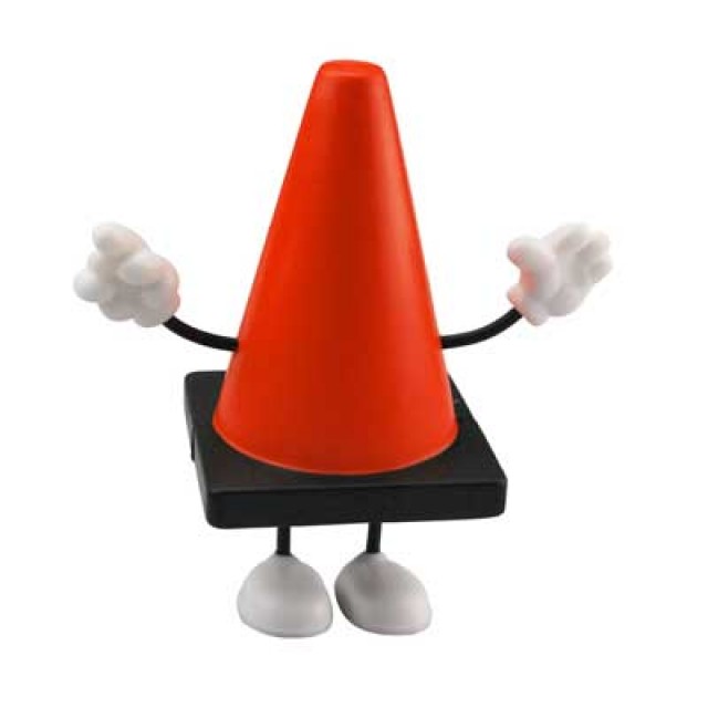 FI080 - Construction Cone Figure Stress Reliever