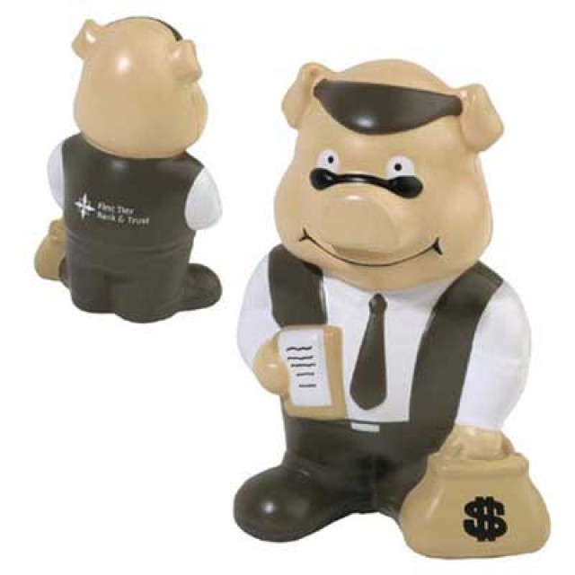CH335 - Banker Pig Stress Reliever ©