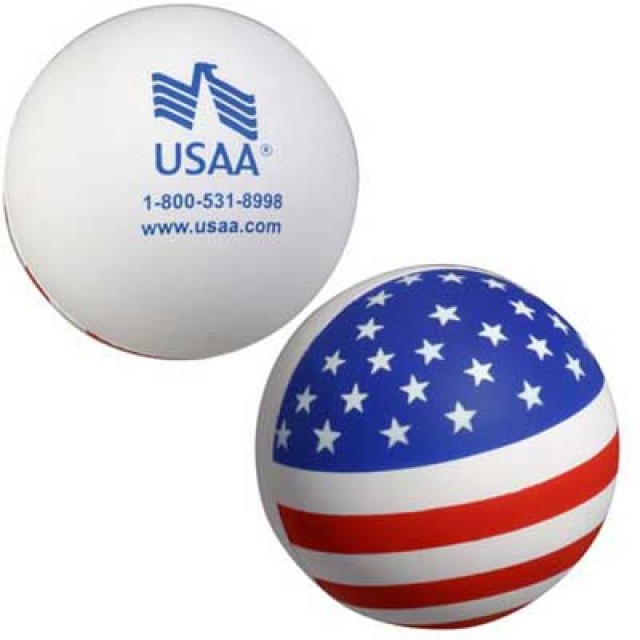 BA004 - Stress Ball with Flag Stress reliever