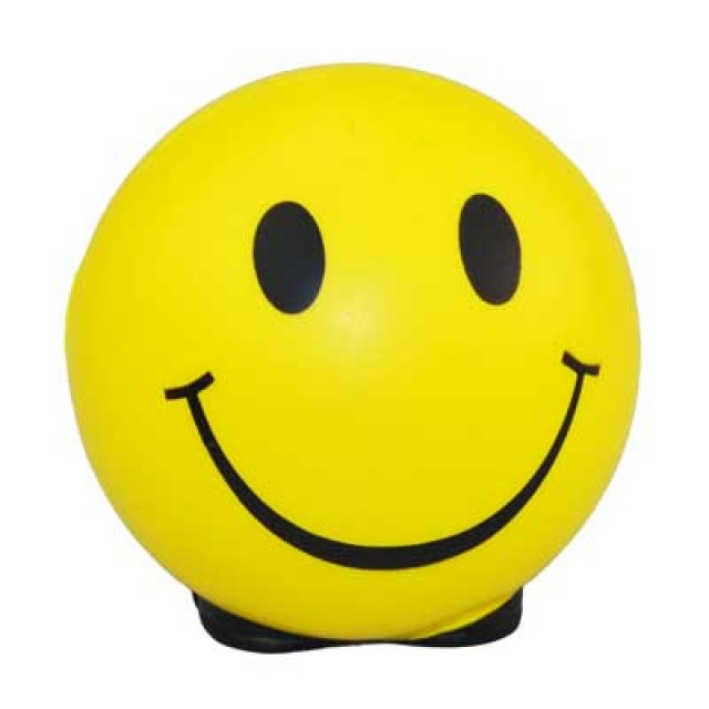 BA045 - Smiley Face Ball Stress Reliever