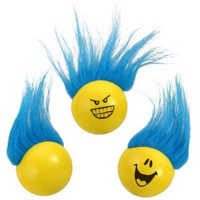 BA103 - Funky Hair Ball Stress Reliever