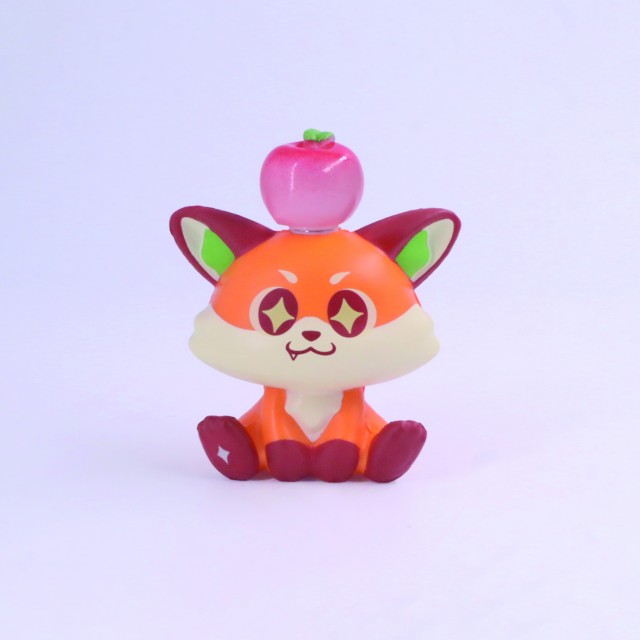 AZ671 - Stress Fox with Spinning Fruit