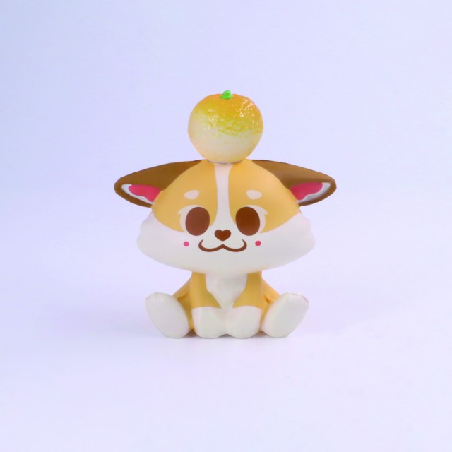 AZ672 - Stress Dog with Spinning Fruit