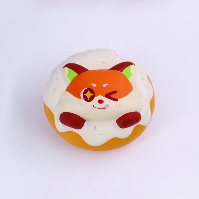 AZ674 - Sweat Donut Fox Stress Reliever